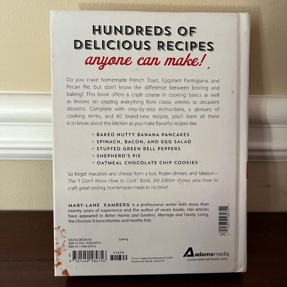 The “I Don't Know How to Cook” Book by Mary-Lane Kamberg - Picture 2 of 3